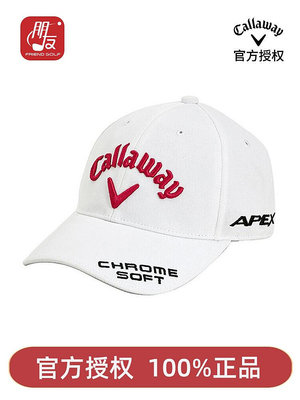 新款Callaway卡拉威高爾夫球帽女有頂遮陽棒球帽子5222744