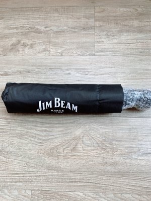 JIM BEAM 金賓 黑色 折疊雨傘 自動傘