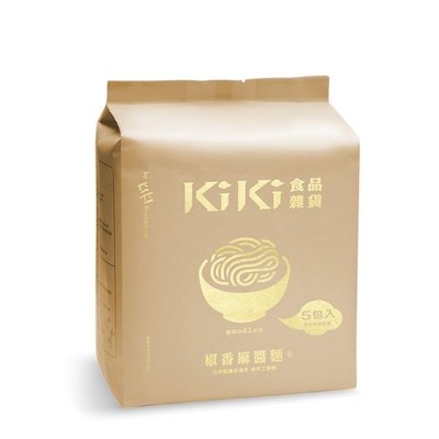 KiKi食品雜貨 椒香麻醬拌麵  5入袋裝 [JENPIN 饌]