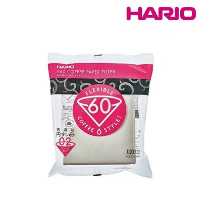 【沐湛伍零貳】日本製 HARIO V60 漂白濾紙 (VCF-02-100W)