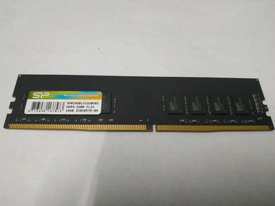 廣穎 16GB DDR4-3200 FOR PC 記憶體 SP016GBLFU320F02 中古良品