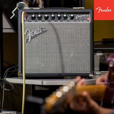【送導線】免運！Fender Champion 20瓦 20W 原廠公司貨 木吉他 電吉他音箱 烏克麗麗 音箱  多種效