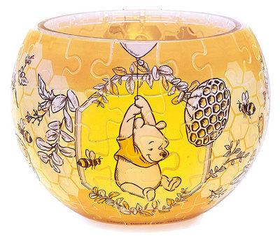 2201-64 小夜燈塑膠80片日本進口拼圖 迪士尼 Winnie the Pooh 小熊維尼