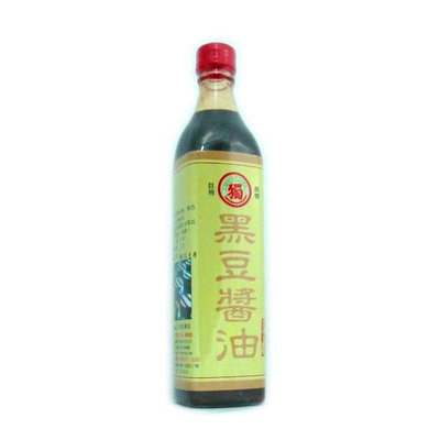 【獨一社】黑豆醬油(520cc/瓶)