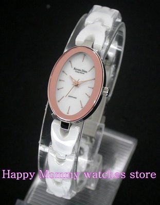 【 幸福媽咪 】網路購物、 實體服務 Roven Dino 羅梵迪諾 公司貨 陶瓷腕錶 玫瑰金邊 RD6049