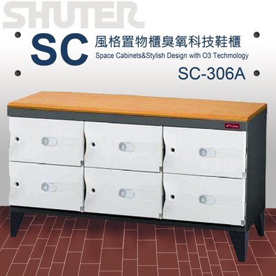 樹德 SC風格置物櫃SC-306A / 臭氧科技鞋櫃 (衣櫃/收納櫃系列) 門片可挑選 粉綠 / 紛藍 / 雪白
