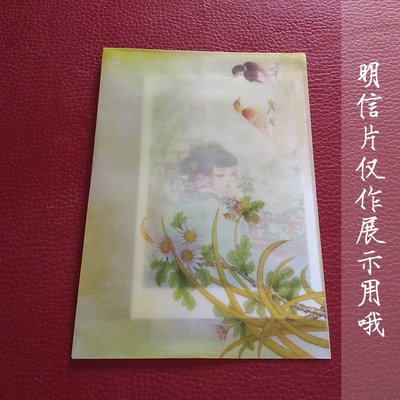 中國風半透明硫酸紙信封照片明信片創意收納袋