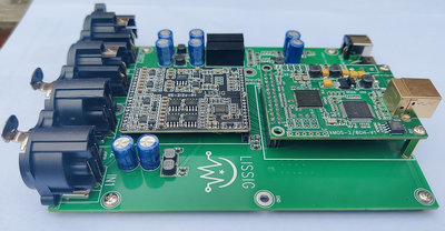 聲卡 USB ASIO 聲卡 采集卡 XMOS 2通道錄音播放指標測量ES9018 ES9822