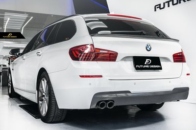 【政銓企業有限公司】BMW F11 抽真空 高品質  雙面 卡夢 中尾翼 中導流 520 528 535 免費安裝 現貨