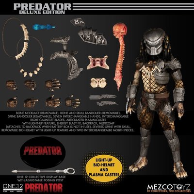 全新 Mezco Toyz One:12 豪華版 DX 終極戰士 Predator