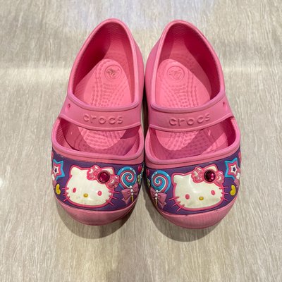 Crocs女童鞋Hello kitty單鞋