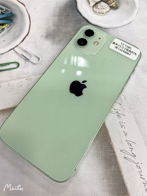 I12 128G 綠色 二手機 外觀如圖 功能良好 請看商品敘述 台北實體店面可自取