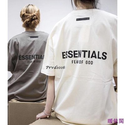 實拍 FOG Essentials 經典款 背面 背後 logo 字母 短袖 短t T恤 Fear 副牌 夏-暖衣閣