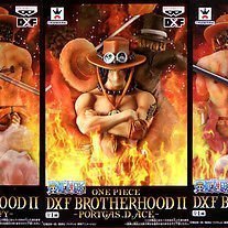 日本正版景品海賊王航海王DXF BROTHERHOOD II 魯夫艾斯薩波3種組模型