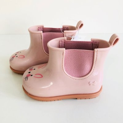 《現貨》ZAXY BOOT JOY BABY幼童 巴西尺寸19/20（寶寶魔法兔 短靴 雨靴 雨鞋 -粉色）