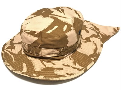英軍公發 DPM 沙漠迷彩 闊邊帽 奔尼帽 長帽沿款 全新