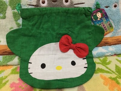 日本 三麗鷗 sanrio kitty 凱蒂貓 束口袋/收納袋 (北海道 日本限定)