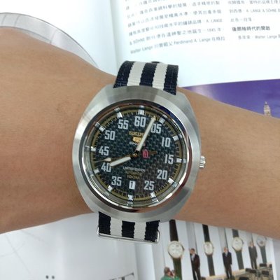 流當手錶拍賣 SEIKO 精工5號 限量 不鏽鋼 自動 運動 男女錶 9成5新 喜歡價可議 ZR556