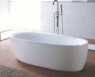 【亞御麗緻衛浴】壓克力獨立浴缸160x80x56cm