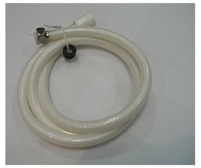 台灣製造-蓮蓬頭專用連接軟管(耐熱塑膠纖維水管)1條-150公分-耐用耐壓(4分牙)