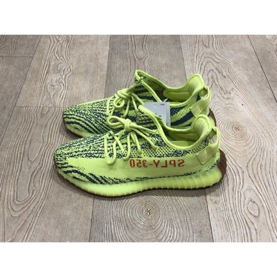 【正品】Adidas yeezy boost 350 v2 Semi Forzen 黃斑馬潮鞋