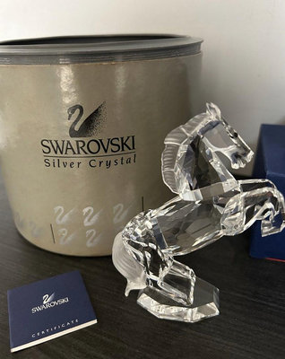 Swarovski 施華洛世奇水晶馬擺飾 已絕版奧地利製 開運招財 七夕情人節聖誕節生日禮物