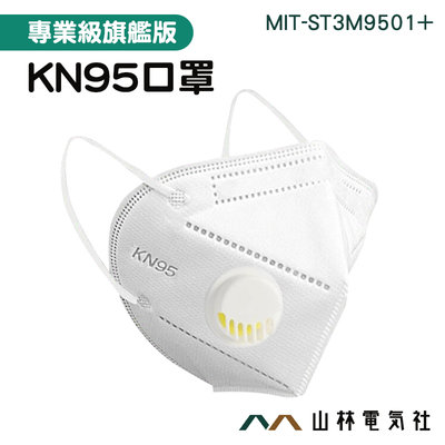 『山林電氣社』 白色口罩 大人口罩 360度貼合 MIT-ST3M9501+ 立體口罩 魚嘴型口罩 彈性耳掛繩 成人口罩