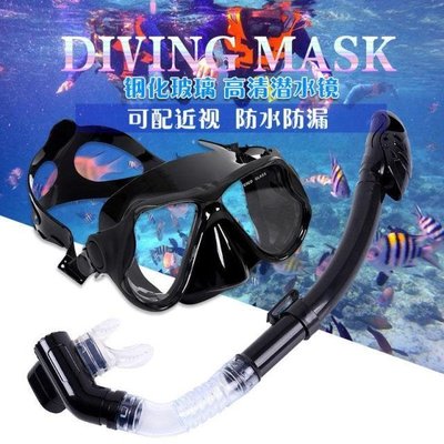 Diving goggles kit Breathing tube swimming goggles 成人潛花輪同學