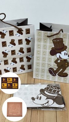 情人節巧克力 GODIVA x 日本迪士尼商店 米奇收納袋 巧克力6入組