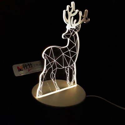 現貨 LED小夜燈 三光源-麋鹿