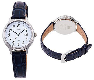日本正版 Orient 東方 iO LIGHTCHARGE RN-WG0009S 女錶 手錶 皮革錶帶 日本代購