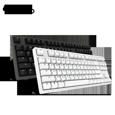 現貨 機械鍵盤Akko 3108ds 櫻桃軸機械鍵盤Cherry青軸茶軸靜音紅軸游戲電競108鍵專用原廠德國粉色打字電腦