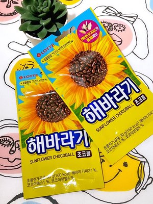 韓國Lotte 葵花子巧克力 30g