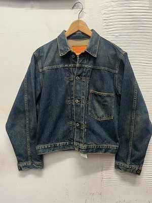 LEVIS 506xx-38號日本製LVC TYPE 1 BIG E復刻版第1代單口袋赤耳布邊