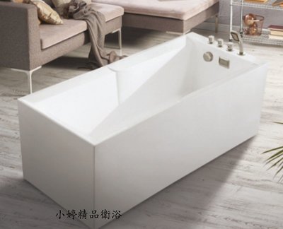 ※小婷精品衛浴※F-5012 140/150cm方型獨立式浴缸，簡約現代款