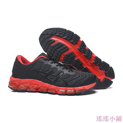 【熱賣精選】亞瑟士 GEL-QUANTUM 360 5系列跑步鞋 黑紅 40.5-45