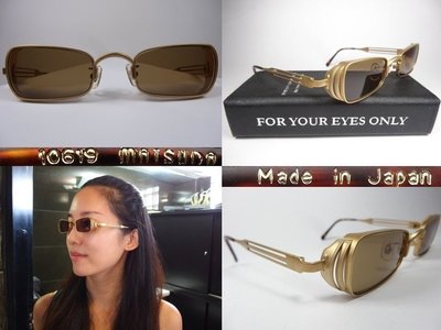 Matsuda 松田太陽眼鏡 10619 鏤空 眼罩式 鈦金屬框 可配 藍光 全視線 多焦 高度數 sunglasses