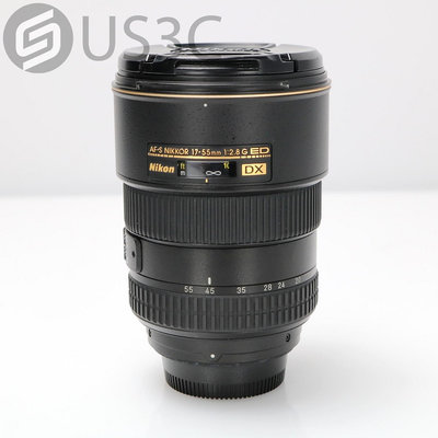 【US3C-桃園春日店】Nikon AF-S DX 17-55mm F2.8G IF ED 標準變焦鏡頭 恒定光圈 單眼鏡頭 SWM寧靜波動馬達 二手鏡頭