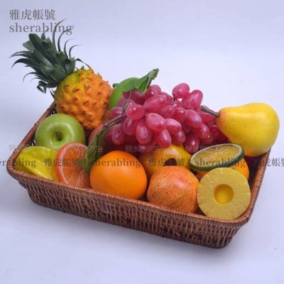 (MOLD-A_197)仿真水果蔬菜套裝假水果廚柜裝飾食品模型攝影道具仿真水果套裝