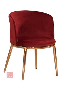羅蘭餐椅(紅色布)(五金腳)  (大台北免運費)促銷價2500元【阿玉的家2019】