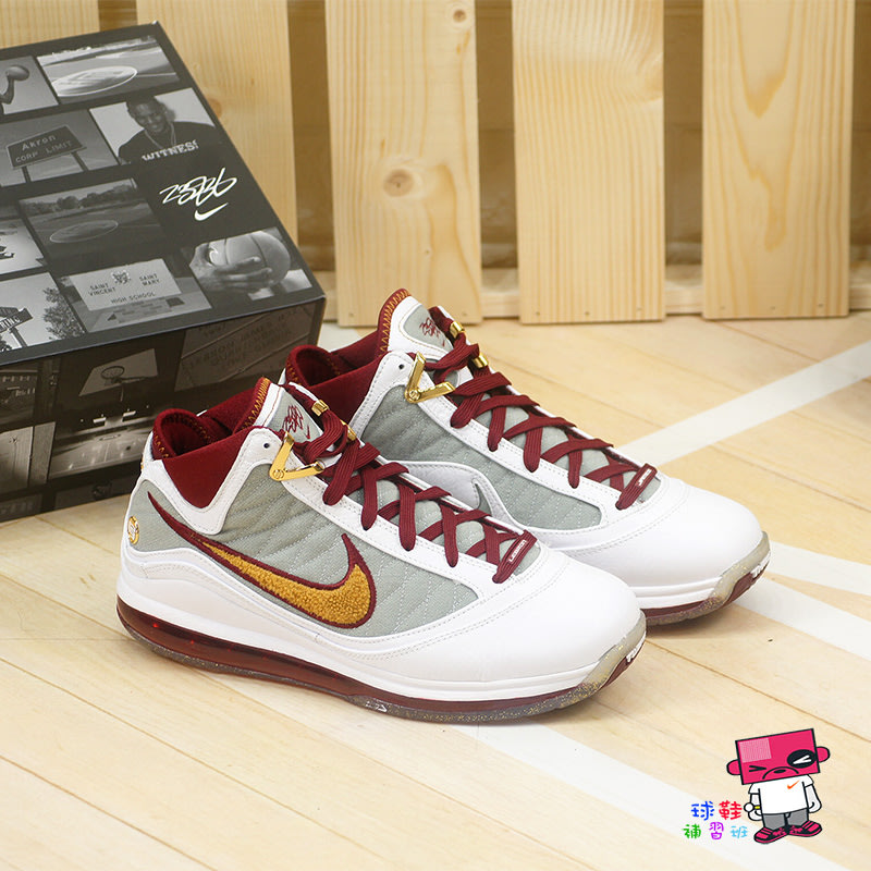 球鞋補習班NIKE LEBRON 7 VII QS MVP 騎士隊酒紅金詹姆斯LBJ 金蔥