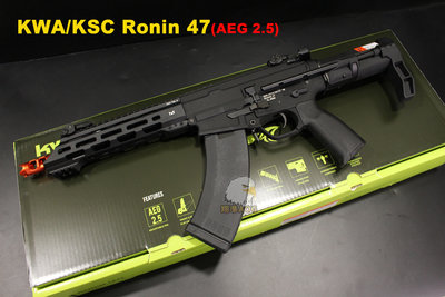 【翔準AOG】KWA/KSC Ronin 47(AEG 2.5) AEG電動槍 M-lok AK PDW 6-06-7