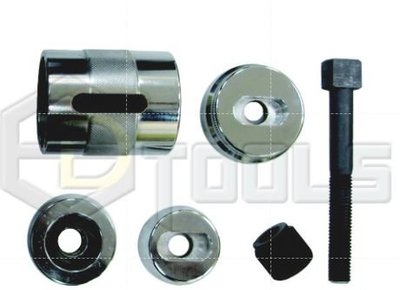 義德工具 賓士 底盤 修護工具 免卸差速器,後三角架橡皮座鐵套拆裝工具組 (MBCH0001)