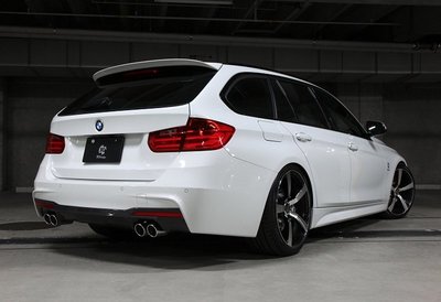 【樂駒】3D Design BMW 3 series F31 尾翼 後上擾流 上擾流 素材 改裝 空力 外觀 需烤漆
