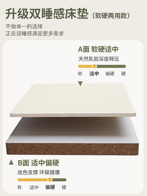 天然椰棕乳膠床墊家用軟墊加厚棕櫚硬墊1.8米1.5m折疊席夢思台北有個家