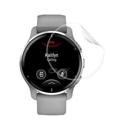 【熱賣精選】適用於 佳明Garmin Venu 2 2S Plus手錶保護膜TPU軟保護貼Vivoactive 4 S 熒幕貼膜