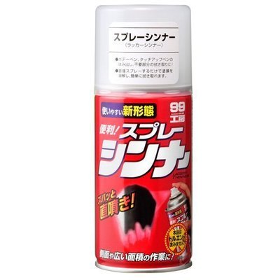 【阿齊】99工房 日本 SOFT99 去漆劑  溶解噴漆、補漆筆等各種揮發性漆料，去除不必要或誤噴的漆面