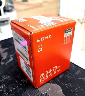 全新公司貨 現貨 Sony SEL2870  FE 28-70mm F3.5-5.6 OSS (E 接環專屬鏡頭)