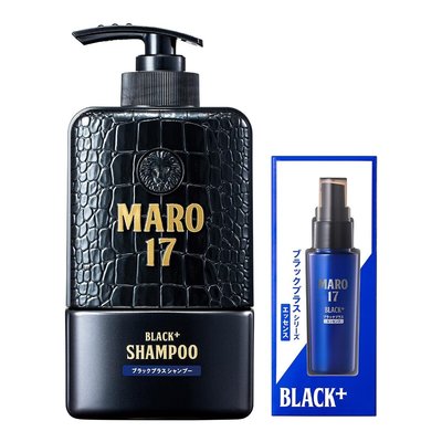 💓好市多代購/可協助售後💓 Maro Black Plus 17 黑髮還原精華組 洗髮精350ml+精華液 50ml