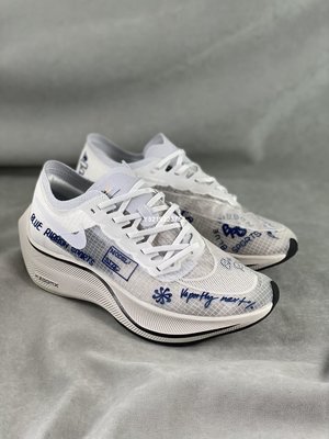 Nike ZoomX Vaporfly NEXT% 白藍塗鴉 跑步鞋 男女鞋 CU4844-100